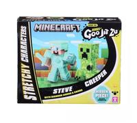 Minecraft Goo Jitzu Squishy Stretchy Sensory Twin Pack of Figures Creeper & Steve