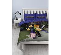 Minecraft 'Good Guys' Double Duvet Set - Large Print Design