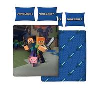 Minecraft Good Guys Reversible Duvet Set | Size: Single Minecraft Multicolor Single