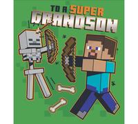 Danilo Promotions Ltd MINECRAFT GRANDSON BIRTHDAY CARD