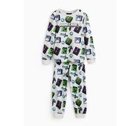 Minecraft Grey Print Jersey Pyjamas 8-9 years