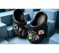 Minecraft-Inspired Kids Slipper Clogs: Beige/3-4