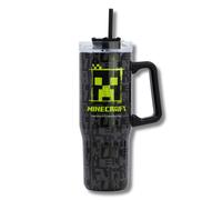 Minecraft Insulated Stainless Steel Rambler Mug 940 ML in Black Minecraft Black