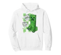Minecraft KA-BOOM! Creeper And TNT Pixel Art Pullover Hoodie