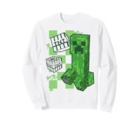 Minecraft KA-BOOM! Creeper And TNT Pixel Art Sweatshirt