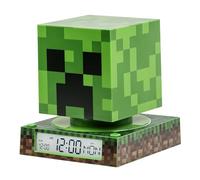 Minecraft Kids 3D Creeper Digital Night Light Alarm Desk Clock