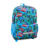 Minecraft Kids Backpack (Blue) in Blue Minecraft Blue One Size