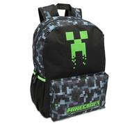 Minecraft Kids Backpack Boys School Bag Sad Creeper Face
