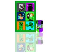 Minecraft Kids Blanket Children Blanket,Official Licenced (150x100cm)