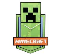 Minecraft Kids Creeper Decorative Wall Clock for living Room, Bedrooms, Office, Home