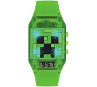 Minecraft Kids Green Digital Watch