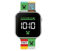 Minecraft Kids LED Digital Colourful Multicolour Silicone Strap Watch MIN4272