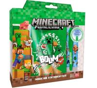 Minecraft Kids Magic Pen and Secret Diary Notebook Stationery Gift Set