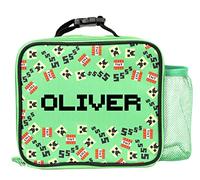 Minecraft Kids Personalised School Lunch Bag Insulated Lunch Box Gift Thermal BPA Free