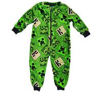 Minecraft Kids Pyjamas Onesie Size 98/104 Boys and Girls 3-4 Years, Green, 3-4 Years