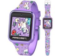 Minecraft Kids Smart Watch with 10 Watch Faces, Selfie and Video Camera, Step Counter, Voice Recorder, Fun Games, Timer, Stopwatch, Alarm, Calculator and Backgrounds