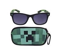 Minecraft Kids Sunglasses with Kids Glasses Case, Protective Toddler Sunglasses