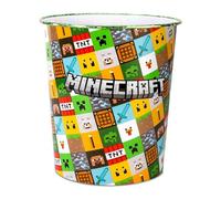 Minecraft Kids Waste Paper Bin for Bedroom, Playing & Study Room