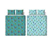 Minecraft Level Up Duvet Cover Set In Teal Teal