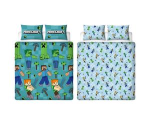 Minecraft Levels Double Duvet Cover