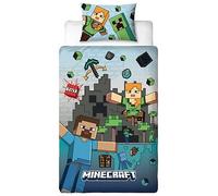 Minecraft Levels Single Panel Duvet