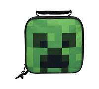 Minecraft Lunch Bag For Kids | Creeper Lunch Box School Food Container Children's Bag One Size