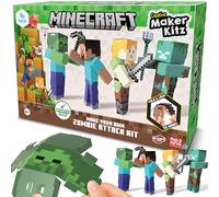 Minecraft Make Your Own Zombie Toys Attack Kit, 4 Characters to build