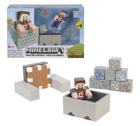 Minecraft Mayhem Playset 3.25" Figure Create Build