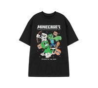 Minecraft Men's Adult Short Sleeved T-Shirt (Black) in Black | Size: Medium Minecraft Black M