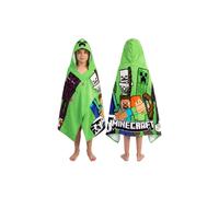 Minecraft Men's Creeper Hooded Wrap Towel Minecraft Multicolor One Size
