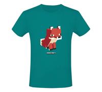 Minecraft Men's Foxy T-Shirt in Jade | Size: Large Minecraft Jade L