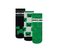 Minecraft Men's Gamer Socks Pack Of 3 | Size: 4-6 Minecraft Multicolor 4-6
