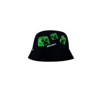 Minecraft Men's Reversible Bucket Hat in Black Minecraft Black One Size