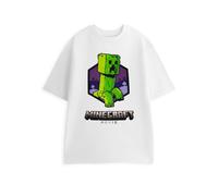 Minecraft Men's Short Sleeved T-Shirt | White | Official Merch | Size: Large Minecraft White L