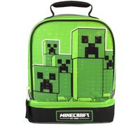 Minecraft Men's Zip Lunch Bag | Green | Official Merch Minecraft Green