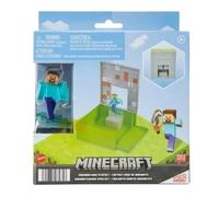 Minecraft Micro Collection Diamond Mine Playset with Figure (2022, Mattel)