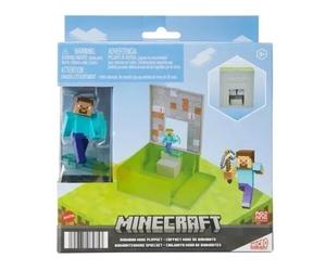Minecraft Micro Collection Diamond Mine Playset with Figure (2022, Mattel)