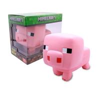 Minecraft Pig Mighty Mega SquishMe - Perfect for Party Favors, Classroom Prizes, Stress Relief Toys, Fidget and Treasure Boxes - Minecraft Figures, Squishy Animals & Small Toys