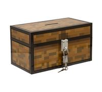 Minecraft Officially Licensed Chest Money Box, Gaming Room Decor and Merchandise for Boys and Girls, Piggybank Gift Accessory for Playroom and Bedroom | Paladone