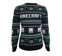 Minecraft Minecraft - Pattern Knit jumper black green white L