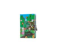 Minecraft: Mobs Glow-In-The-Dark Lock & Key Diary (Gaming)