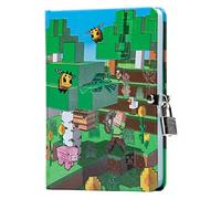 Minecraft: Mobs Glow-In-The-Dark Lock & Key Diary (Gaming)