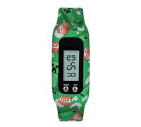 Minecraft Mojang Green LCD Tracker Watch with Printed Silicone Strap MIN4145