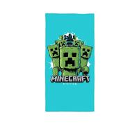 Minecraft Movie Beach Towel in Light Blue Minecraft Light Blue