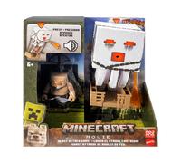 Minecraft Blast Attack Ghast Action Figure Set With Lights, Sounds &Amp; More Inspired By The Movie One Colour