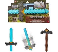 Minecraft MovieClick and Switch Sword and Pickaxe 2-in-1 Roleplay Toy