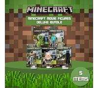 Minecraft Movie Figures Deluxe Bundle