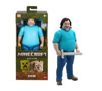 Minecraft Movie Steve Large-Scale Action Figure 12-inch - Collectible