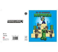 Minecraft Nephew Birthday Card, Birthday Card for Nephew Minecraft Gift