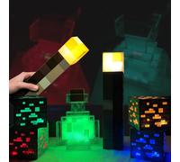 Minecraft Night Light Torch Building Block Lamp